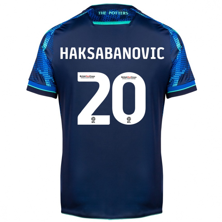 Vaikiškas Sead Hakšabanović #20 Karinis Jūrų Laivynas Išvykos Marškinėliai 2023/24 T-Shirt