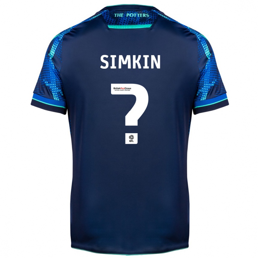 Vaikiškas Tommy Simkin #0 Karinis Jūrų Laivynas Išvykos Marškinėliai 2023/24 T-Shirt