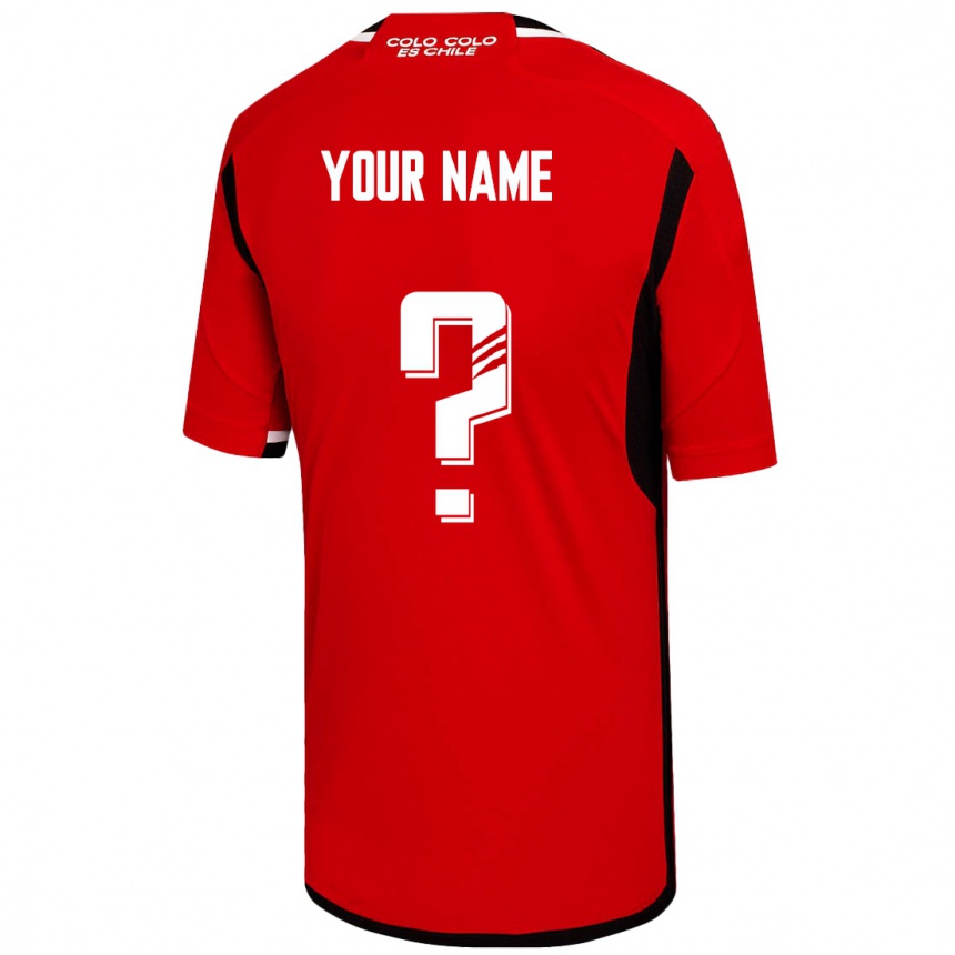 Vaikiškas Jūsų Vardas #0 Raudona Išvykos Marškinėliai 2023/24 T-Shirt