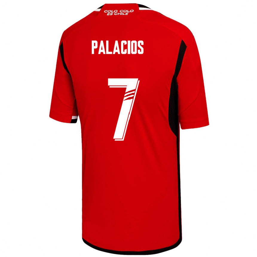 Vaikiškas Carlos Palacios #7 Raudona Išvykos Marškinėliai 2023/24 T-Shirt
