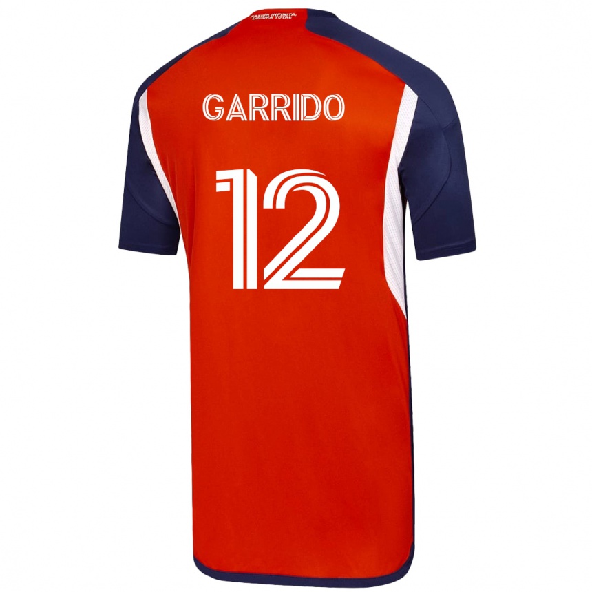 Vaikiškas Pedro Garrido #12 Baltas Išvykos Marškinėliai 2023/24 T-Shirt