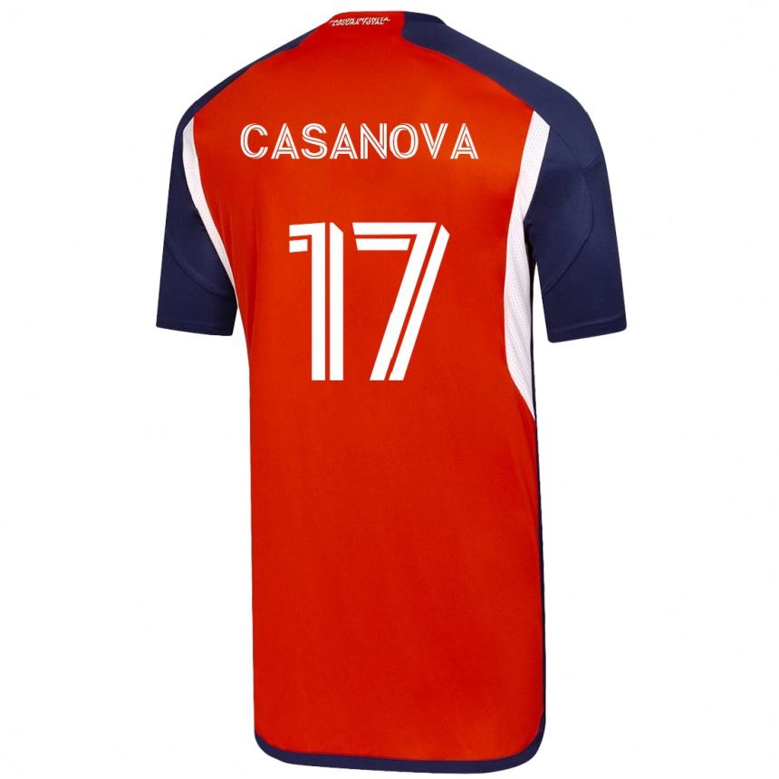 Vaikiškas Luis Casanova #17 Baltas Išvykos Marškinėliai 2023/24 T-Shirt