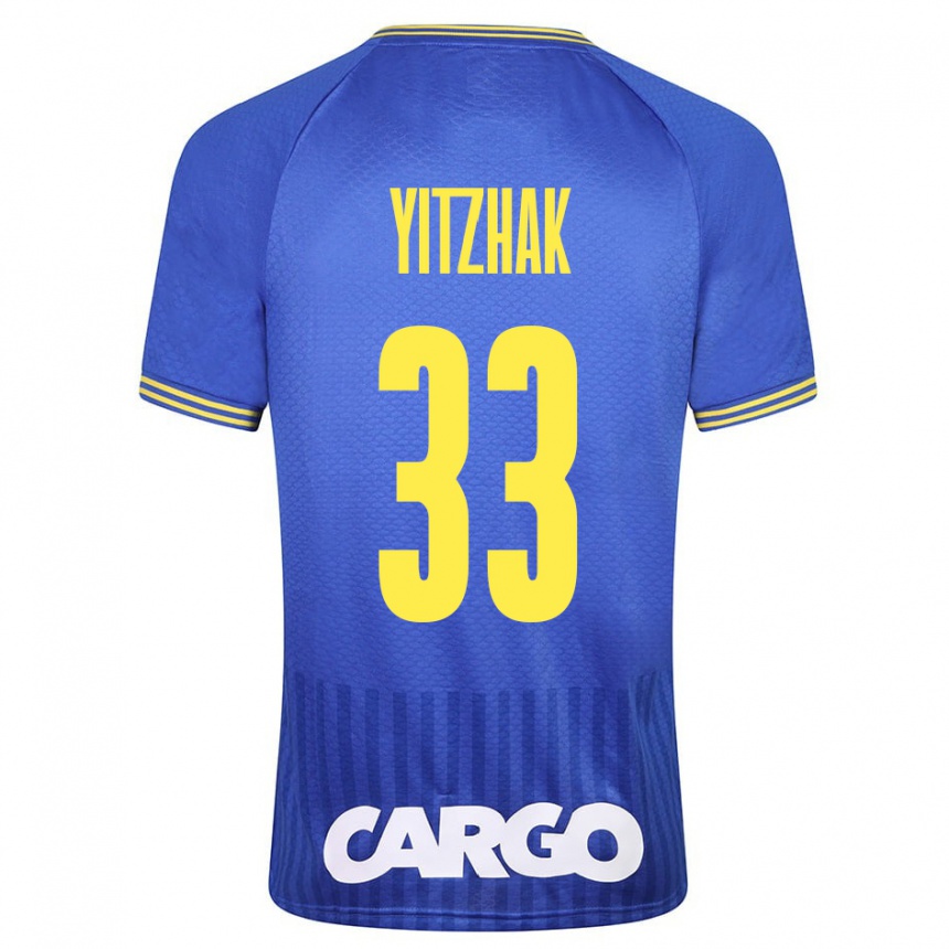 Vaikiškas Or Yitzhak #33 Mėlyna Išvykos Marškinėliai 2023/24 T-Shirt