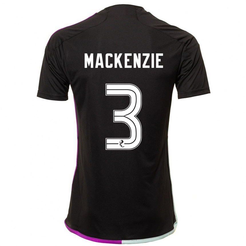 Vaikiškas Jack Mackenzie #3 Juoda Išvykos Marškinėliai 2023/24 T-Shirt