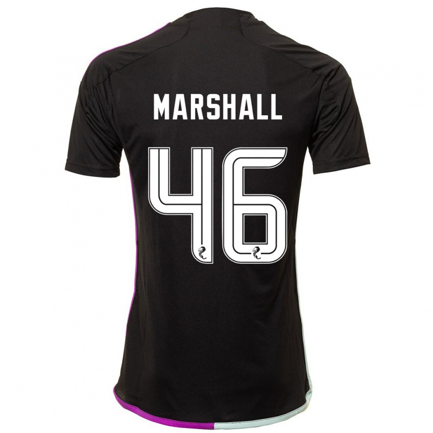 Vaikiškas Findlay Marshall #46 Juoda Išvykos Marškinėliai 2023/24 T-Shirt