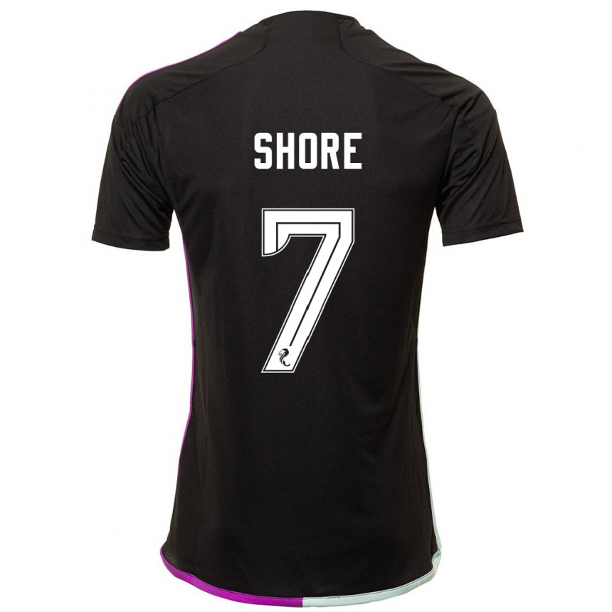 Vaikiškas Eilidh Shore #7 Juoda Išvykos Marškinėliai 2023/24 T-Shirt