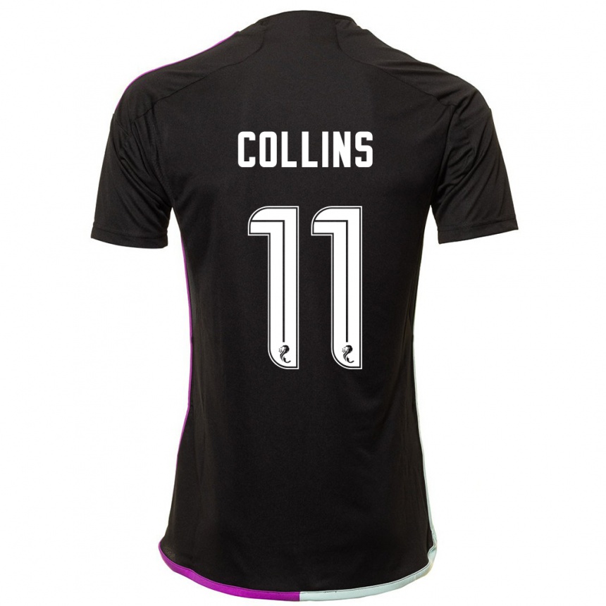 Vaikiškas Bailley Collins #11 Juoda Išvykos Marškinėliai 2023/24 T-Shirt