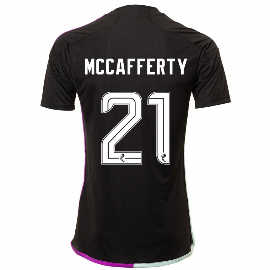 Vaikiškas Eirinn Mccafferty #21 Juoda Išvykos Marškinėliai 2023/24 T-Shirt