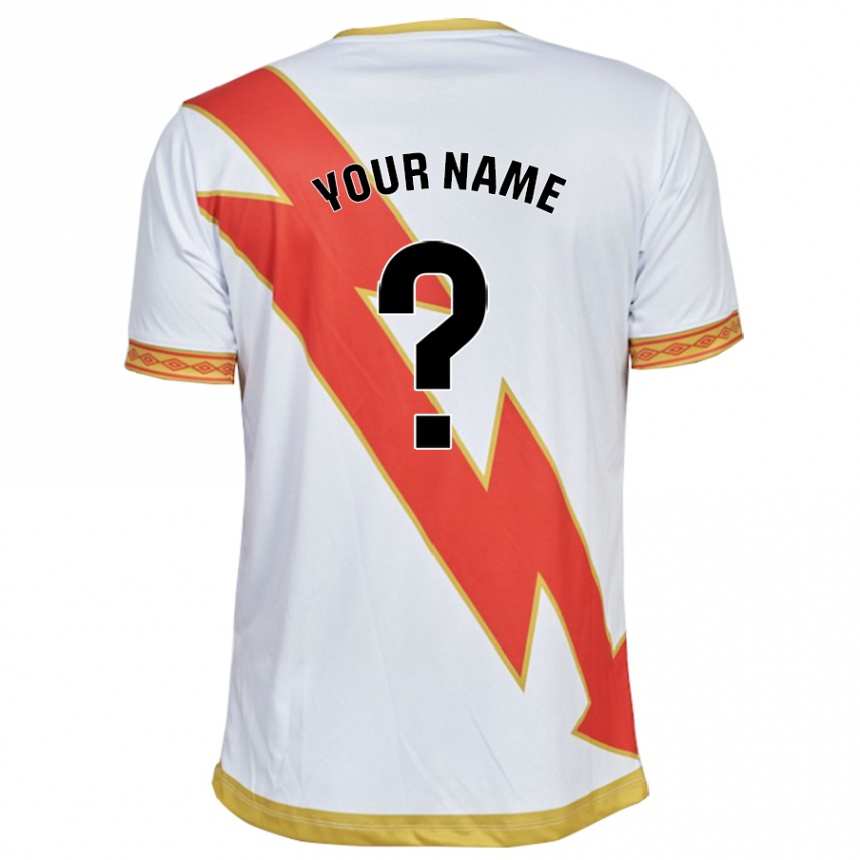 Vyrai Jūsų Vardas #0 Baltas Namų Marškinėliai 2023/24 T-Shirt
