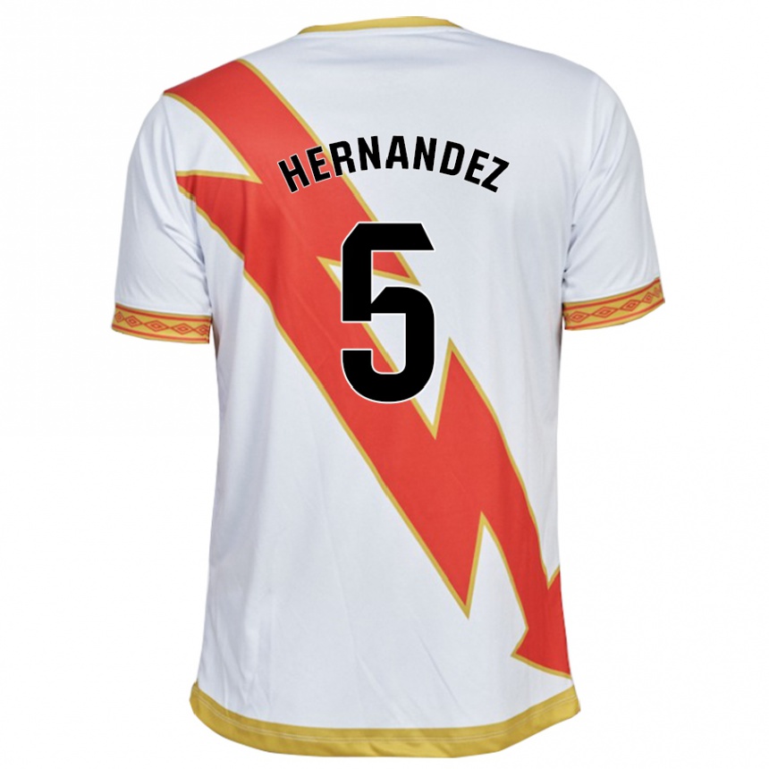 Vyrai Aridane Hernández #5 Baltas Namų Marškinėliai 2023/24 T-Shirt