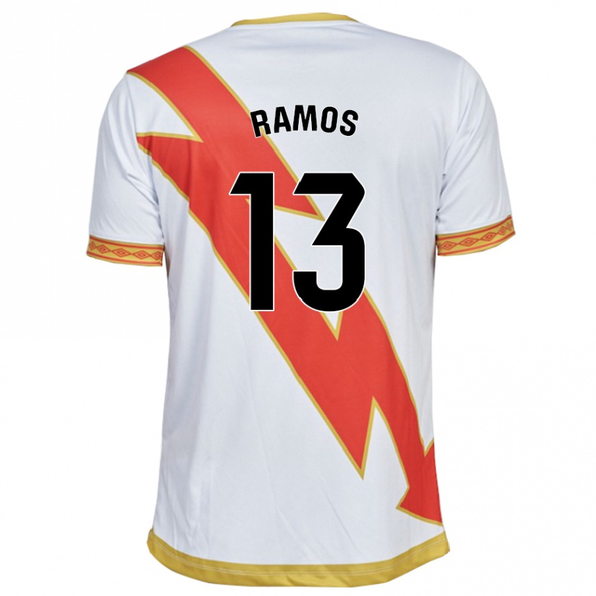 Vyrai Mario Ramos #13 Baltas Namų Marškinėliai 2023/24 T-Shirt