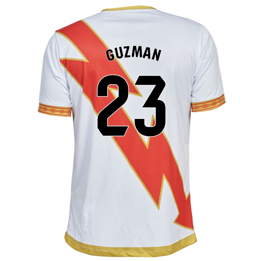 Vyrai Miguel Guzmán #23 Baltas Namų Marškinėliai 2023/24 T-Shirt