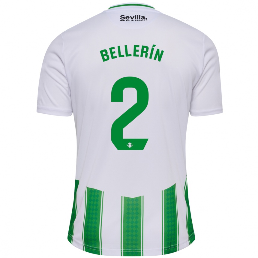 Vyrai Hector Bellerin #2 Baltas Namų Marškinėliai 2023/24 T-Shirt