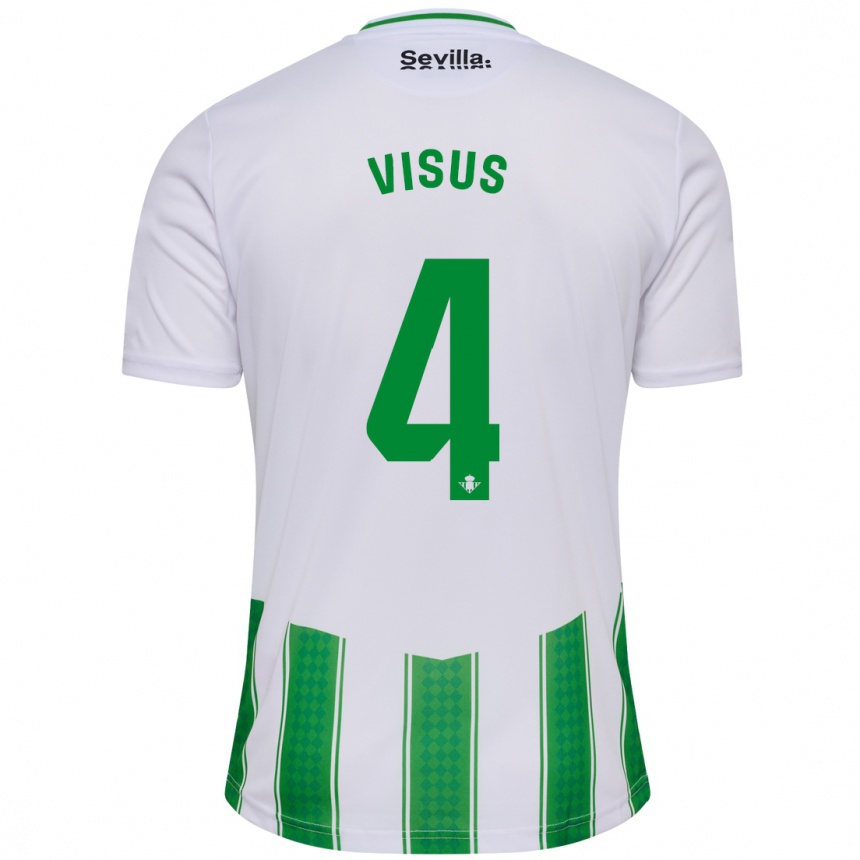 Vyrai Ricardo Visus #4 Baltas Namų Marškinėliai 2023/24 T-Shirt