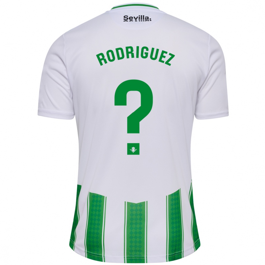 Vyrai Jesús Rodriguez #0 Baltas Namų Marškinėliai 2023/24 T-Shirt