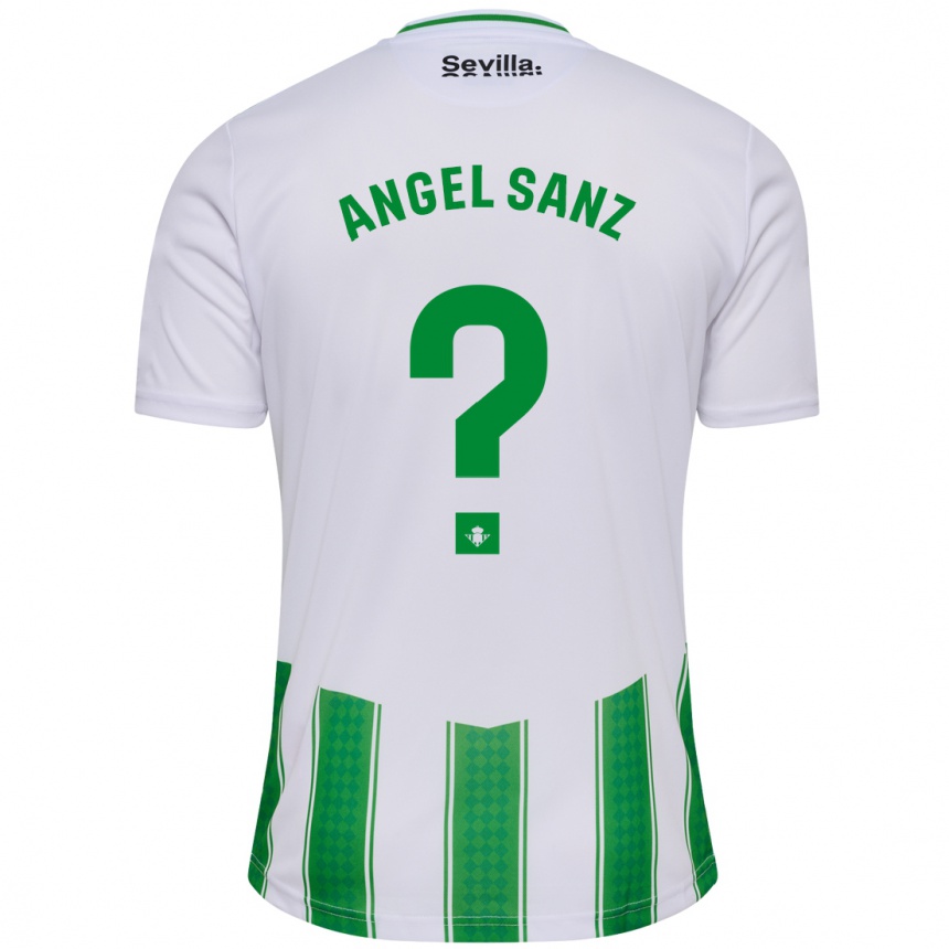 Vyrai Miguel Ángel Sanz #0 Baltas Namų Marškinėliai 2023/24 T-Shirt