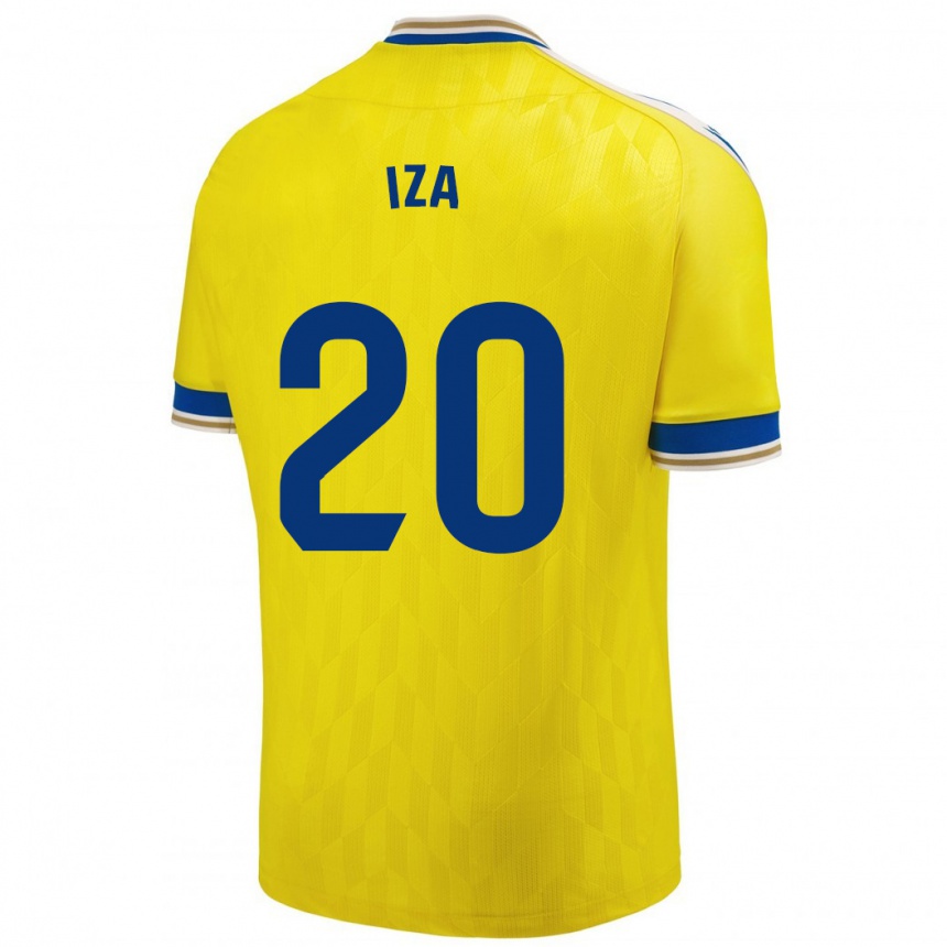 Vyrai Iza Carcelén #20 Geltona Namų Marškinėliai 2023/24 T-Shirt