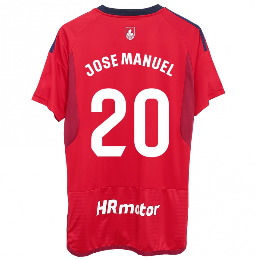 Vyrai José Manuel Arnáiz #20 Raudona Namų Marškinėliai 2023/24 T-Shirt