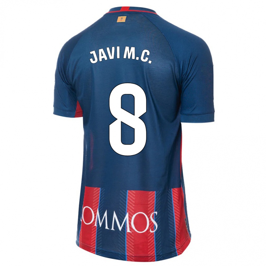 Vyrai Javi Martínez #8 Karinis Jūrų Laivynas Namų Marškinėliai 2023/24 T-Shirt