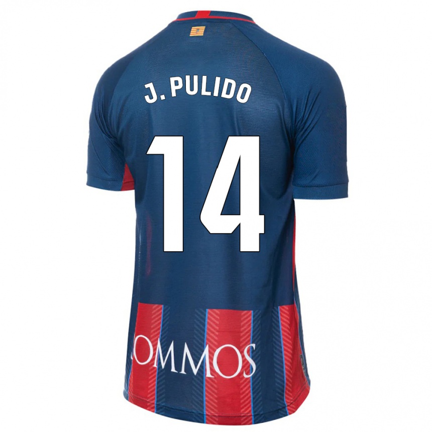 Vyrai Jorge Pulido #14 Karinis Jūrų Laivynas Namų Marškinėliai 2023/24 T-Shirt