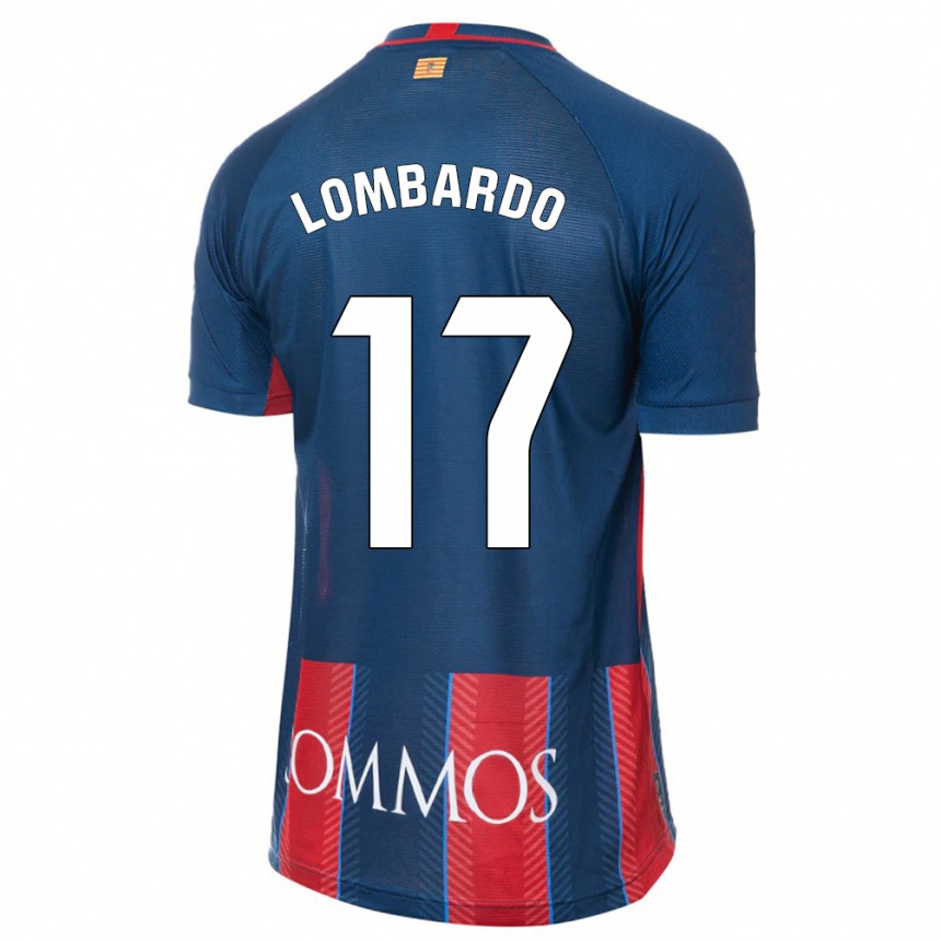 Vyrai Enzo Lombardo #17 Karinis Jūrų Laivynas Namų Marškinėliai 2023/24 T-Shirt