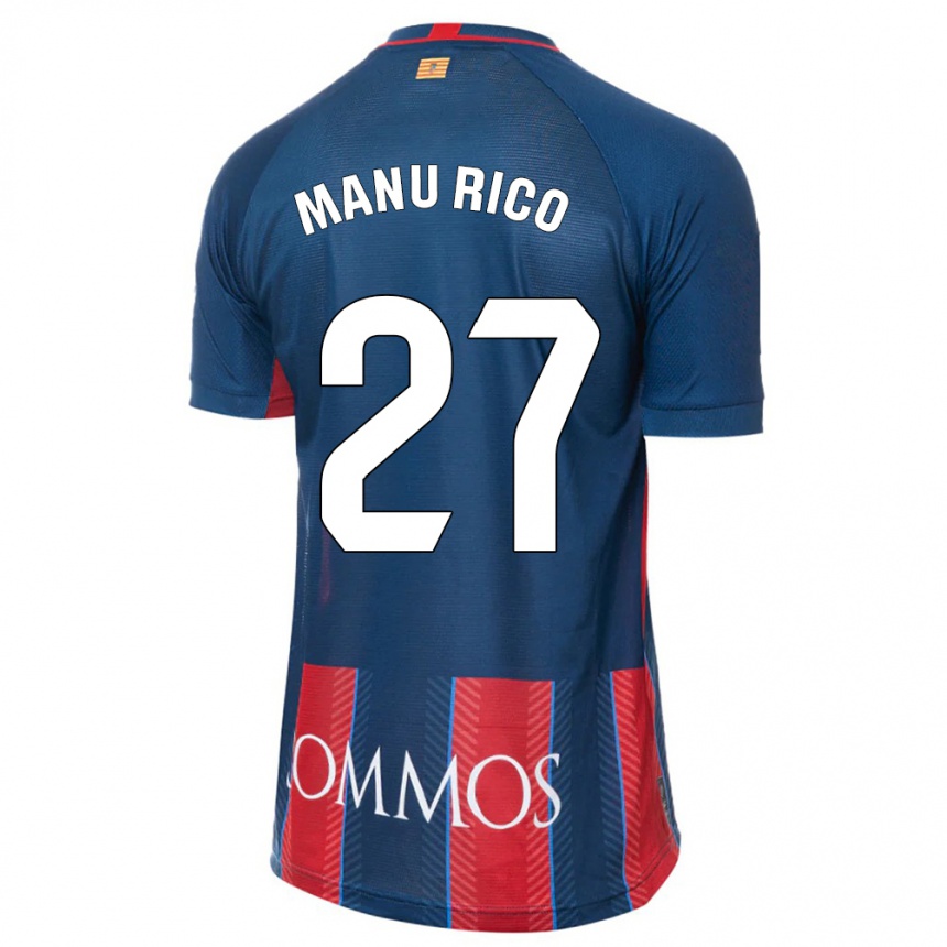 Vyrai Manu Rico #27 Karinis Jūrų Laivynas Namų Marškinėliai 2023/24 T-Shirt