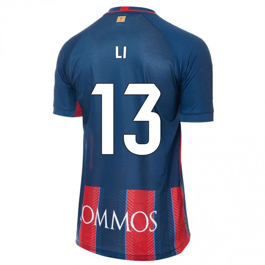 Vyrai Changyi Li #13 Karinis Jūrų Laivynas Namų Marškinėliai 2023/24 T-Shirt