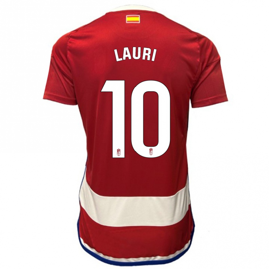 Vyrai Lauri #10 Raudona Namų Marškinėliai 2023/24 T-Shirt