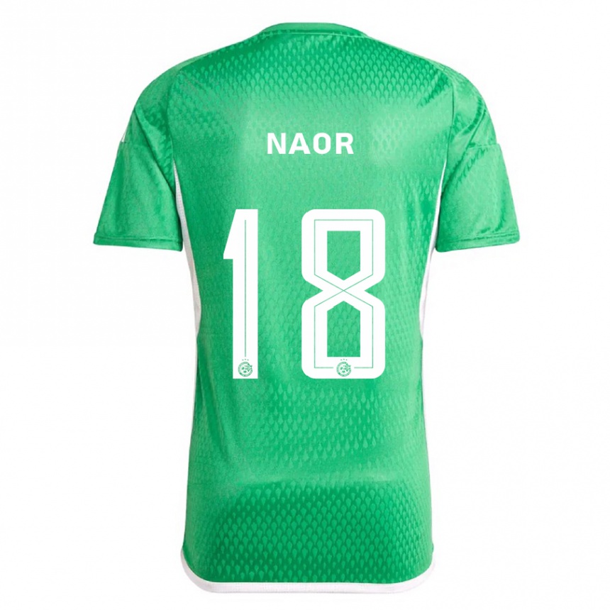 Vyrai Goni Naor #18 Balta Mėlyna Namų Marškinėliai 2023/24 T-Shirt