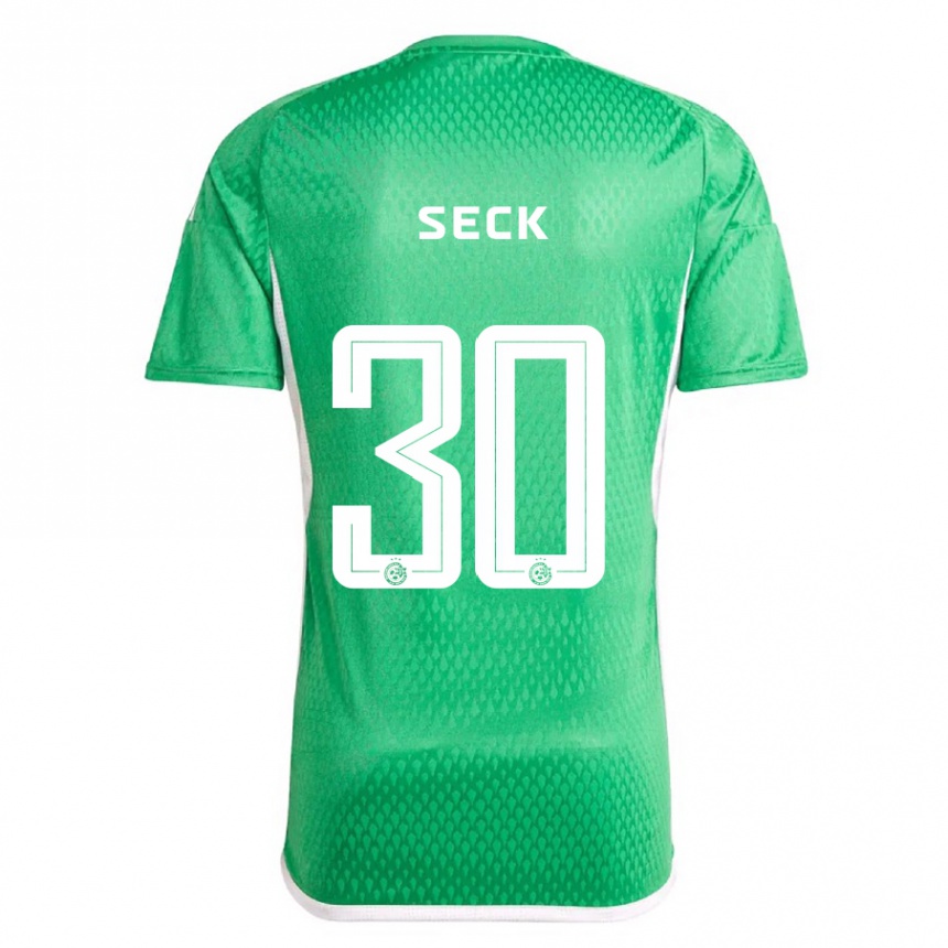 Vyrai Abdoulaye Seck #30 Balta Mėlyna Namų Marškinėliai 2023/24 T-Shirt