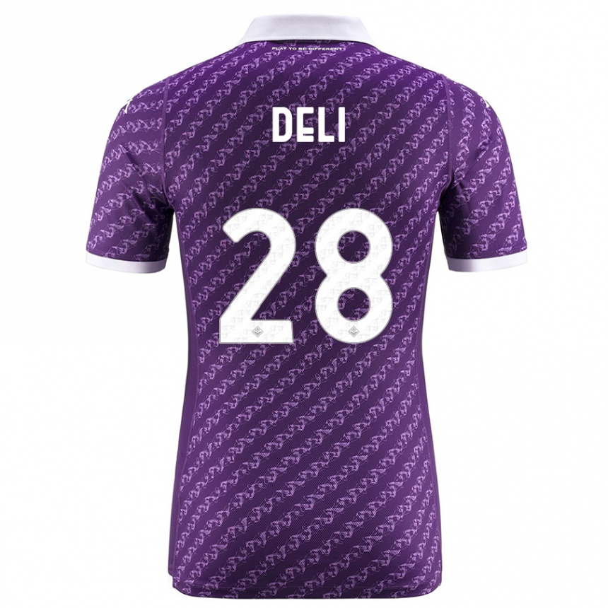 Vyrai Lapo Deli #28 Violetinė Namų Marškinėliai 2023/24 T-Shirt