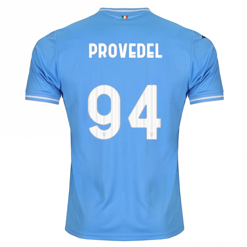 Vyrai Ivan Provedel #94 Mėlyna Namų Marškinėliai 2023/24 T-Shirt