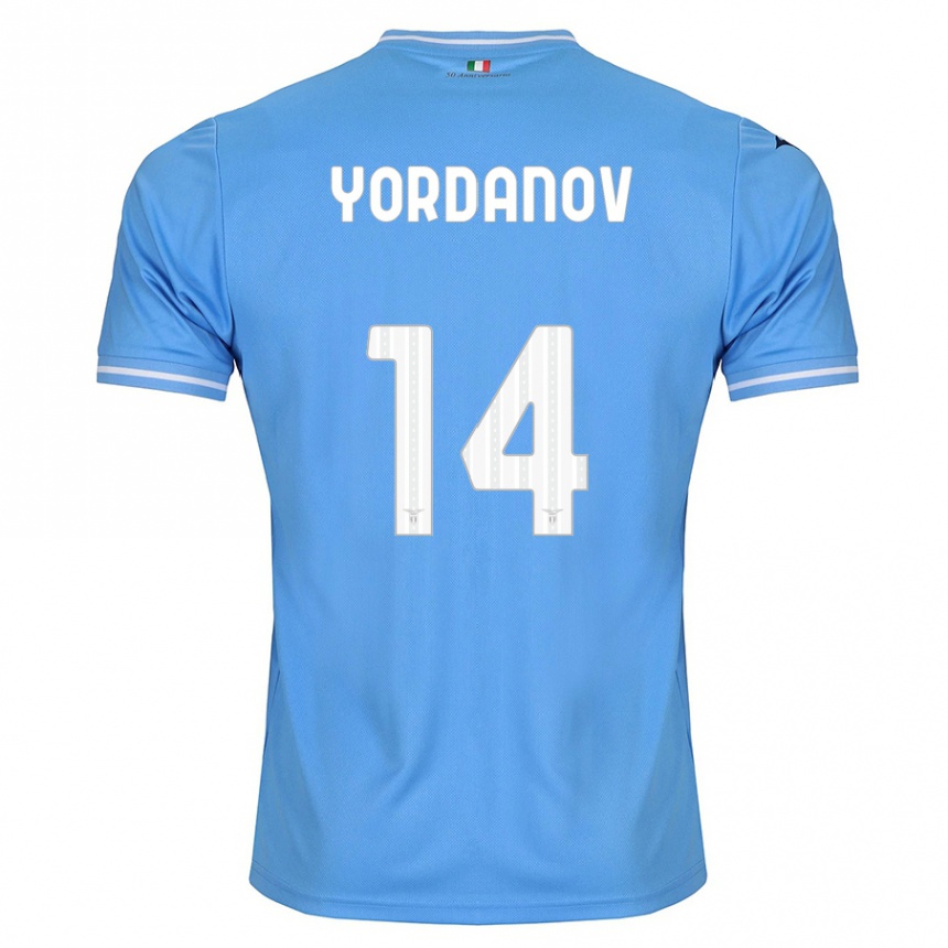 Vyrai Damyan Yordanov #14 Mėlyna Namų Marškinėliai 2023/24 T-Shirt