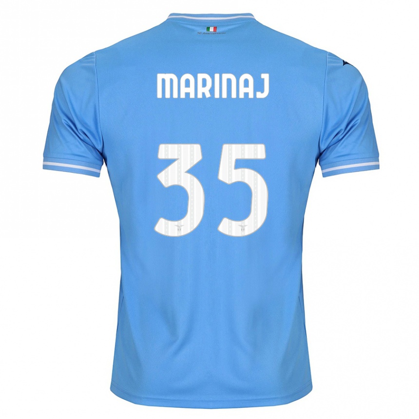 Vyrai Kledi Marinaj #35 Mėlyna Namų Marškinėliai 2023/24 T-Shirt