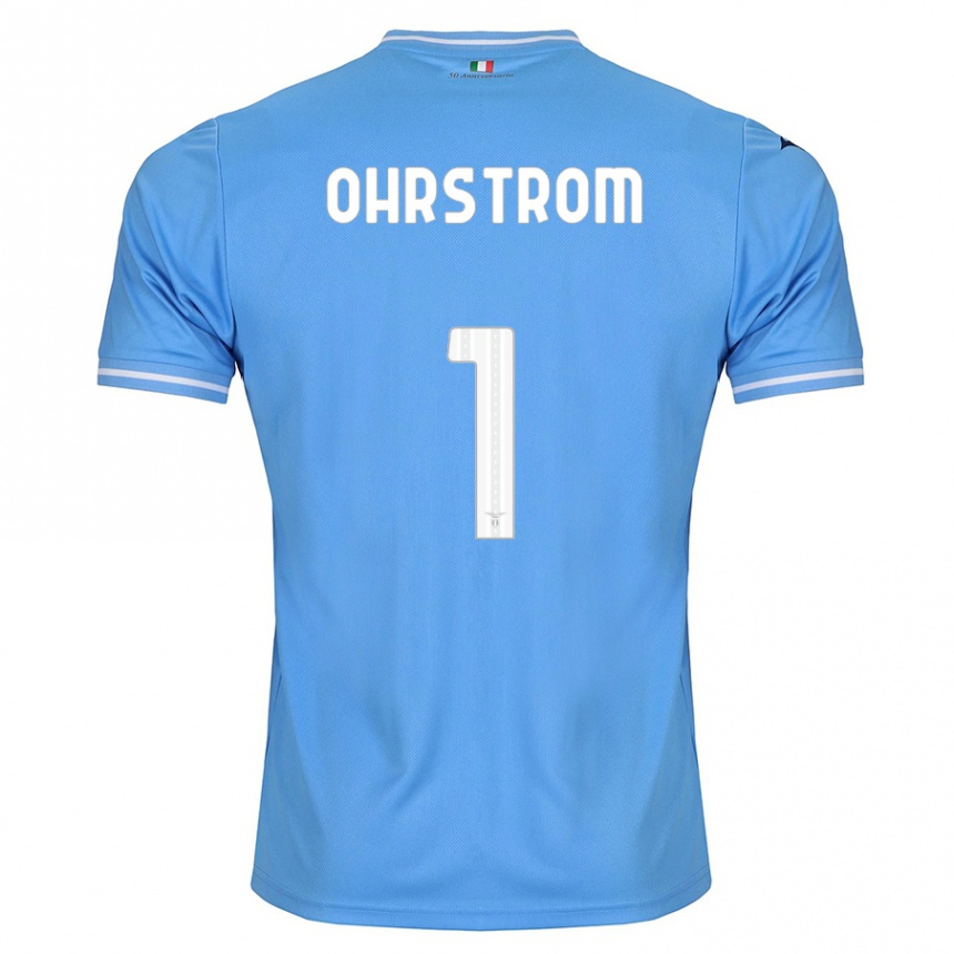 Vyrai Stephanie Ohrstrom #1 Mėlyna Namų Marškinėliai 2023/24 T-Shirt