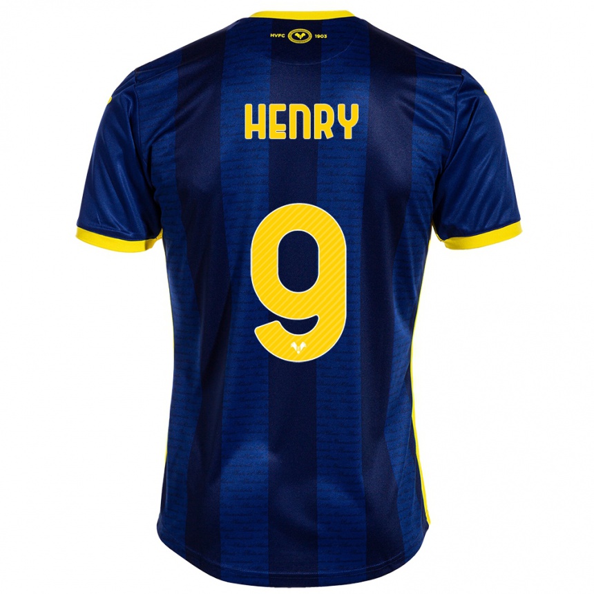 Vyrai Thomas Henry #9 Karinis Jūrų Laivynas Namų Marškinėliai 2023/24 T-Shirt