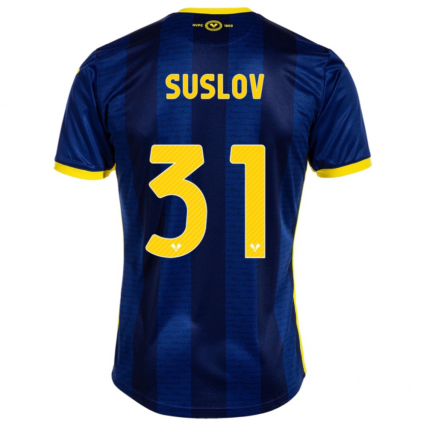 Vyrai Tomas Suslov #31 Karinis Jūrų Laivynas Namų Marškinėliai 2023/24 T-Shirt