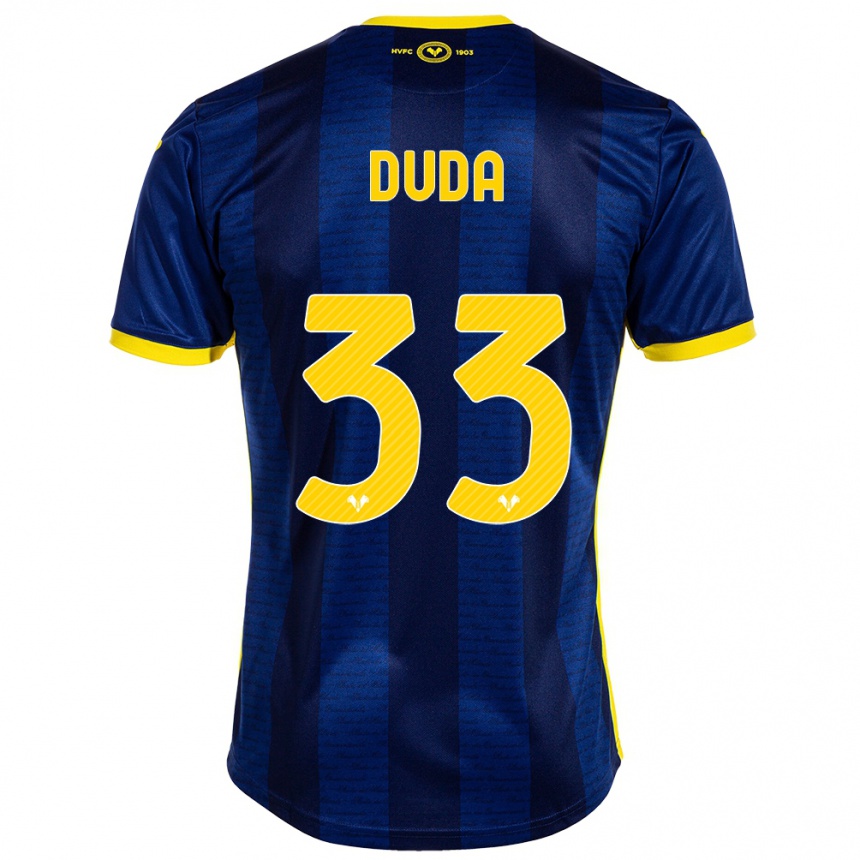 Vyrai Ondrej Duda #33 Karinis Jūrų Laivynas Namų Marškinėliai 2023/24 T-Shirt