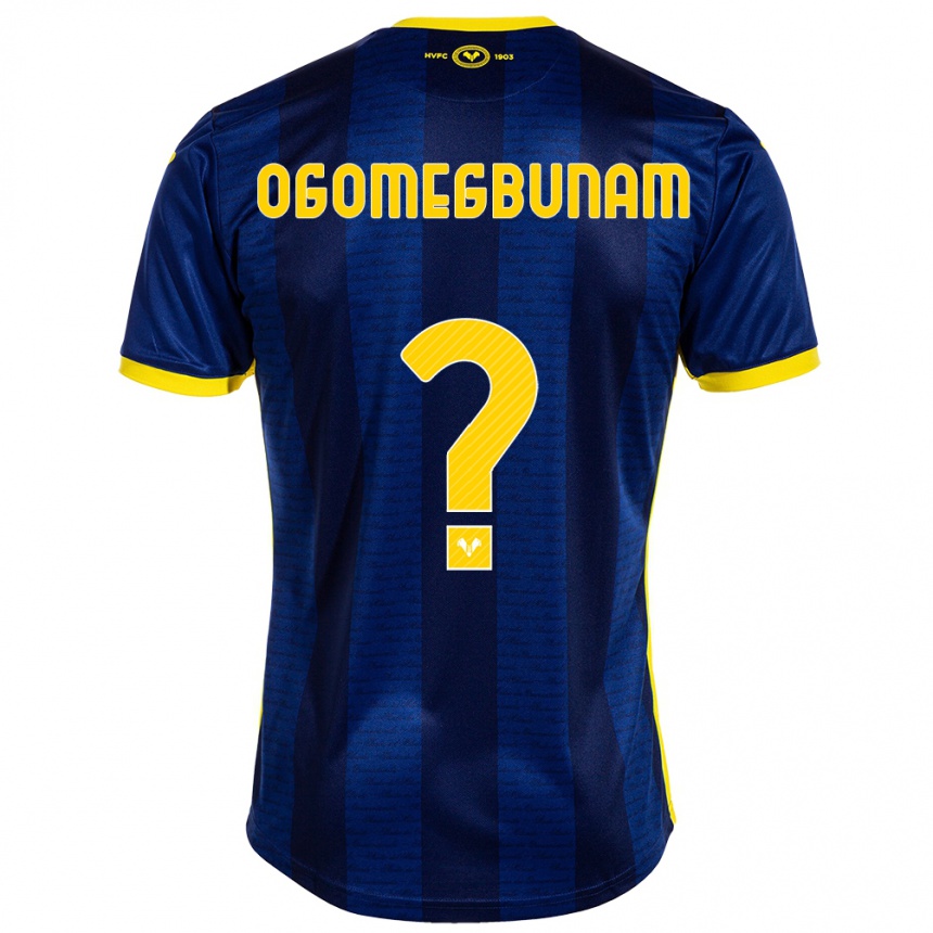 Vyrai Izu Ogomegbunam #0 Karinis Jūrų Laivynas Namų Marškinėliai 2023/24 T-Shirt