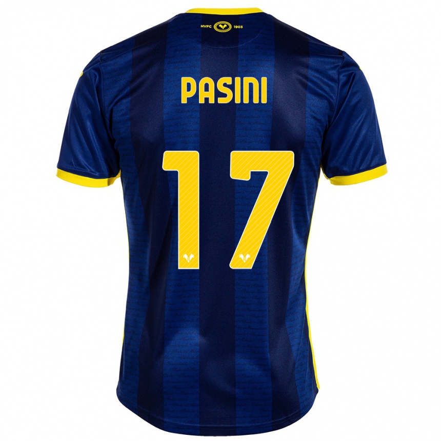 Vyrai Veronica Pasini #17 Karinis Jūrų Laivynas Namų Marškinėliai 2023/24 T-Shirt