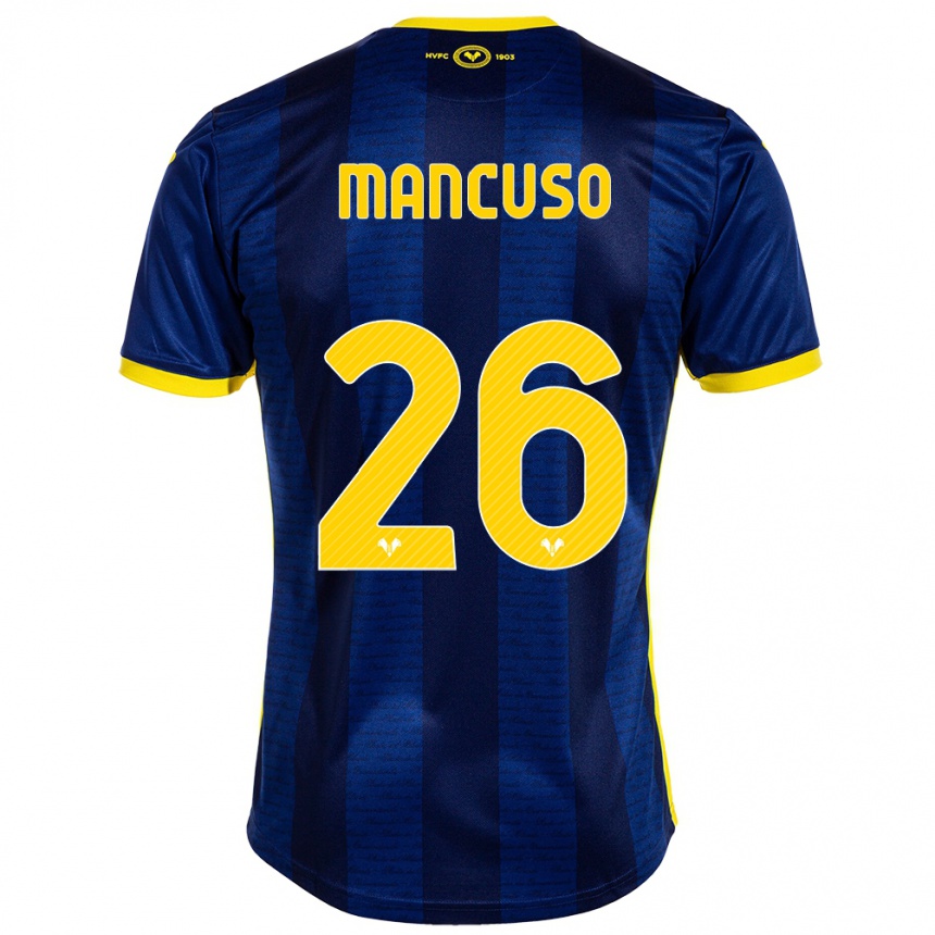 Vyrai Giulia Mancuso #26 Karinis Jūrų Laivynas Namų Marškinėliai 2023/24 T-Shirt