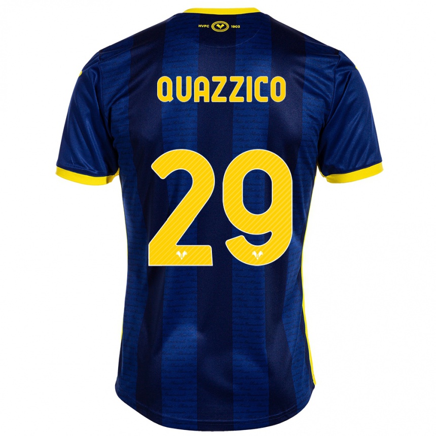 Vyrai Francesca Quazzico #29 Karinis Jūrų Laivynas Namų Marškinėliai 2023/24 T-Shirt