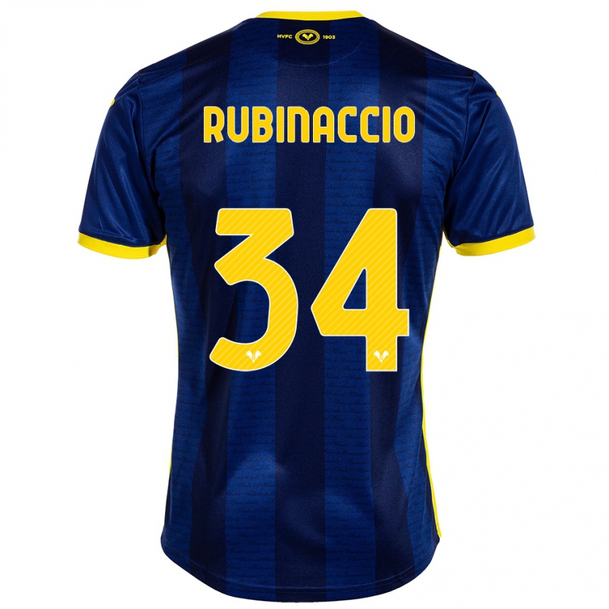 Vyrai Nikol Rubinaccio #34 Karinis Jūrų Laivynas Namų Marškinėliai 2023/24 T-Shirt