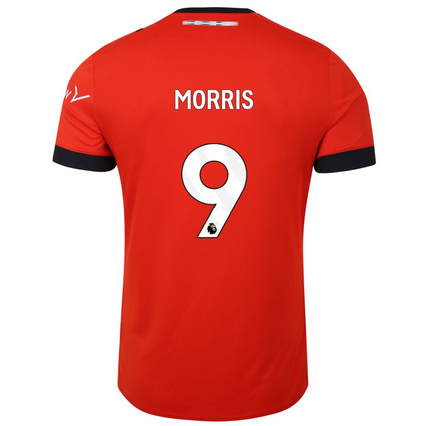 Vyrai Carlton Morris #9 Raudona Namų Marškinėliai 2023/24 T-Shirt
