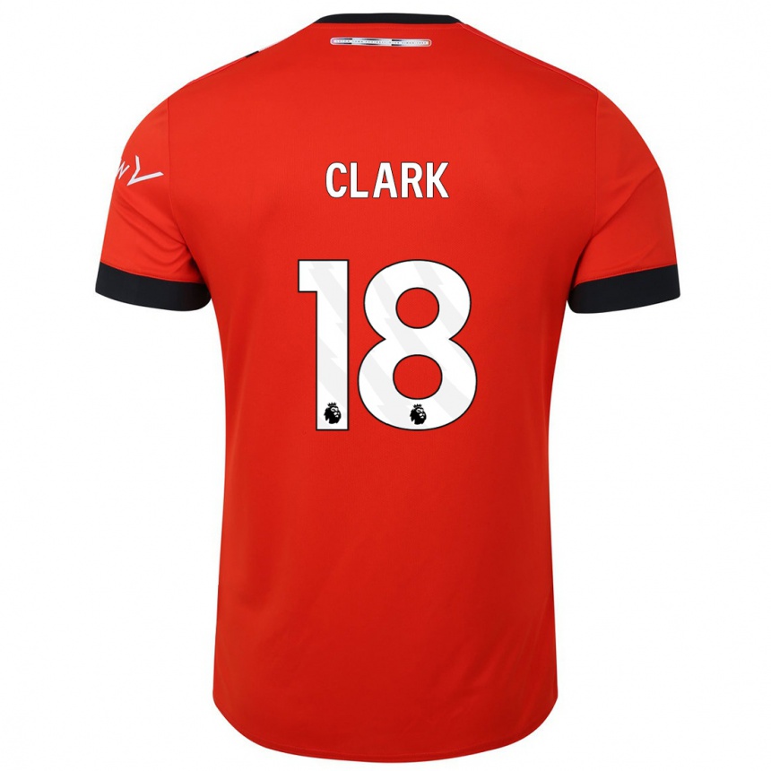 Vyrai Jordan Clark #18 Raudona Namų Marškinėliai 2023/24 T-Shirt