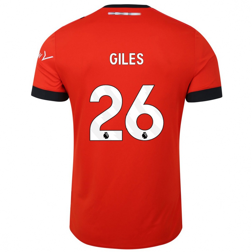 Vyrai Ryan Giles #26 Raudona Namų Marškinėliai 2023/24 T-Shirt