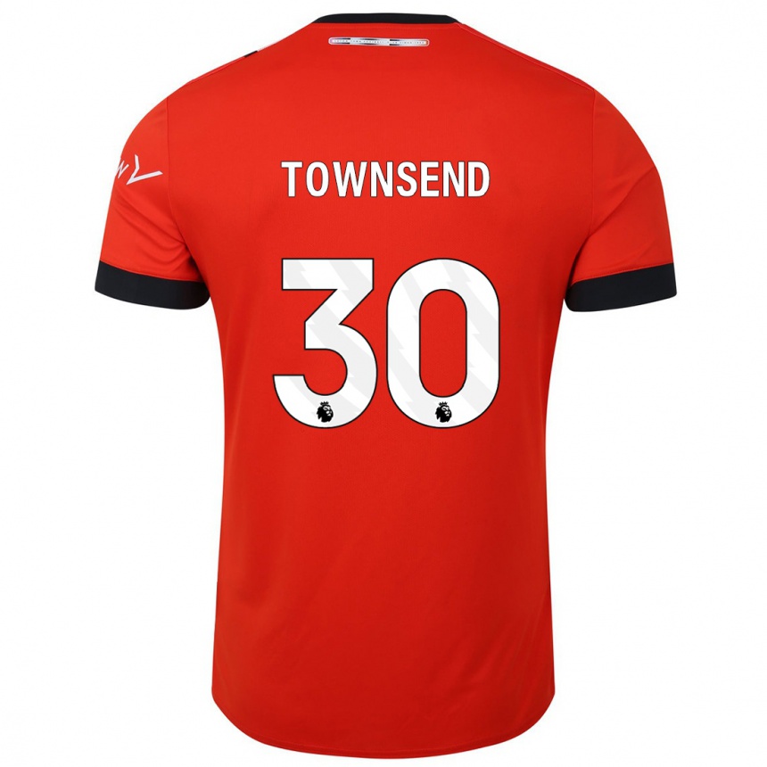 Vyrai Andros Townsend #30 Raudona Namų Marškinėliai 2023/24 T-Shirt