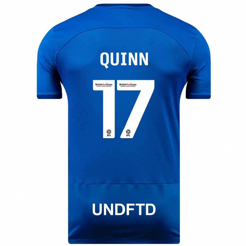 Vyrai Lucy Quinn #17 Mėlyna Namų Marškinėliai 2023/24 T-Shirt