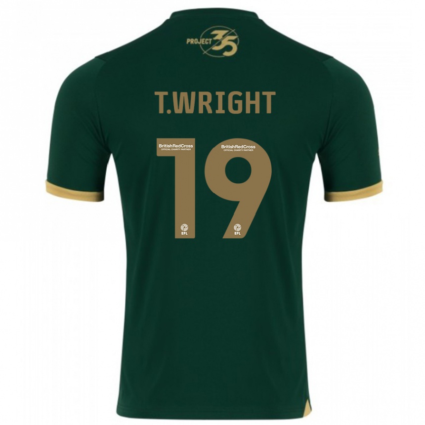 Vyrai Tyreik Wright #19 Žalias Namų Marškinėliai 2023/24 T-Shirt