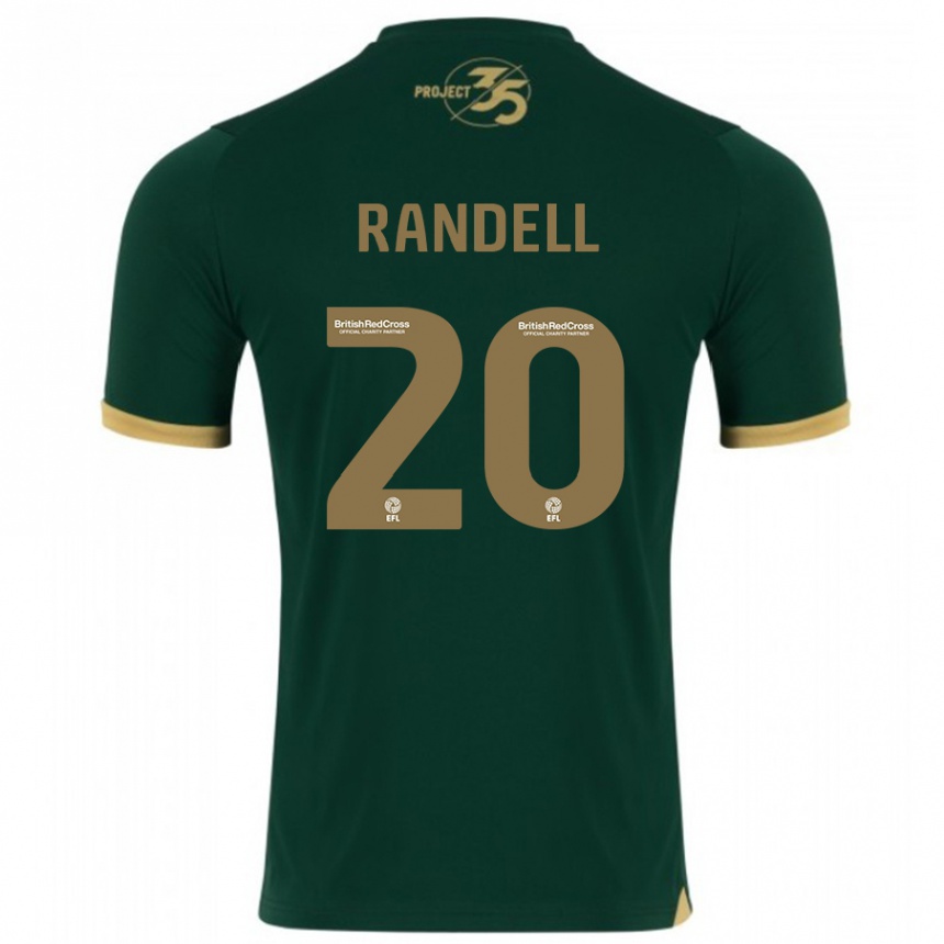 Vyrai Adam Randell #20 Žalias Namų Marškinėliai 2023/24 T-Shirt